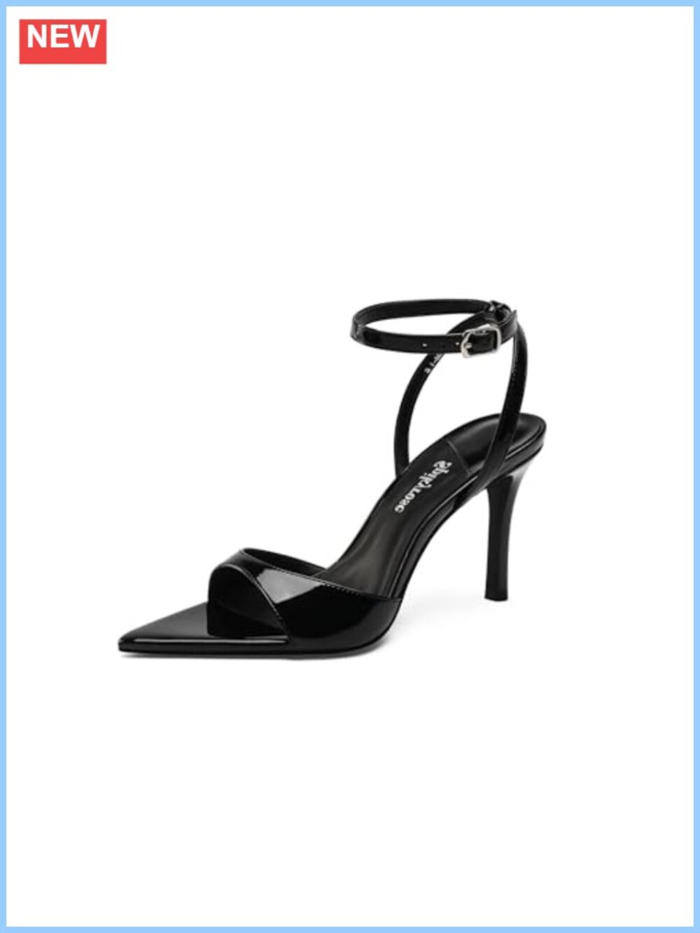 Stiletto Heeled Sandals Open Toe Ankle Strap Dress Shoes